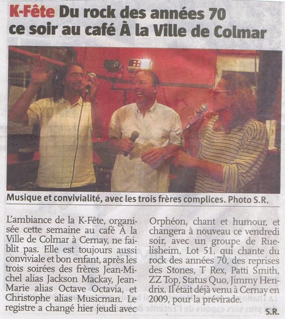 K-fête Trio - L'Alsace 06 2010