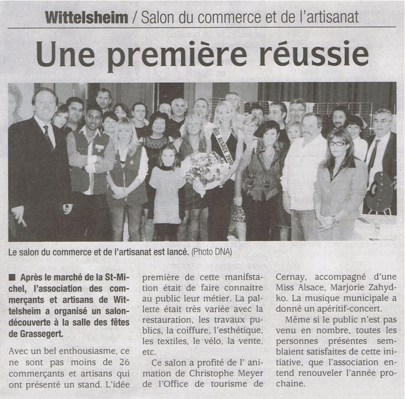 DNA 29 10 10 - Salon du commece à Wittelsheim