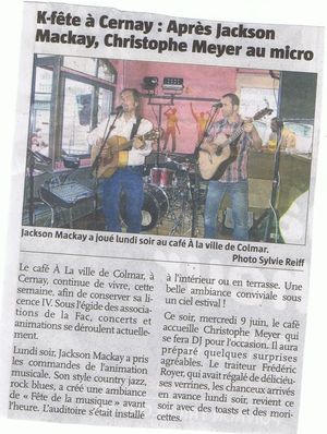 K-fête Jackson - L'Alsace 06 2010