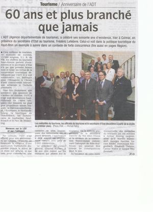 DNA - médaillés du tourisme juillet 2011