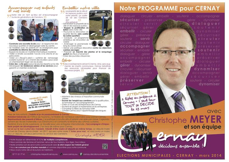 Programme Cernay Décidons Ensemble Recto