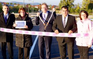 Inauguration de Pont d'Or à Cernay