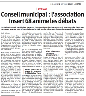 Alsace Conseil municipal 02 10 2016